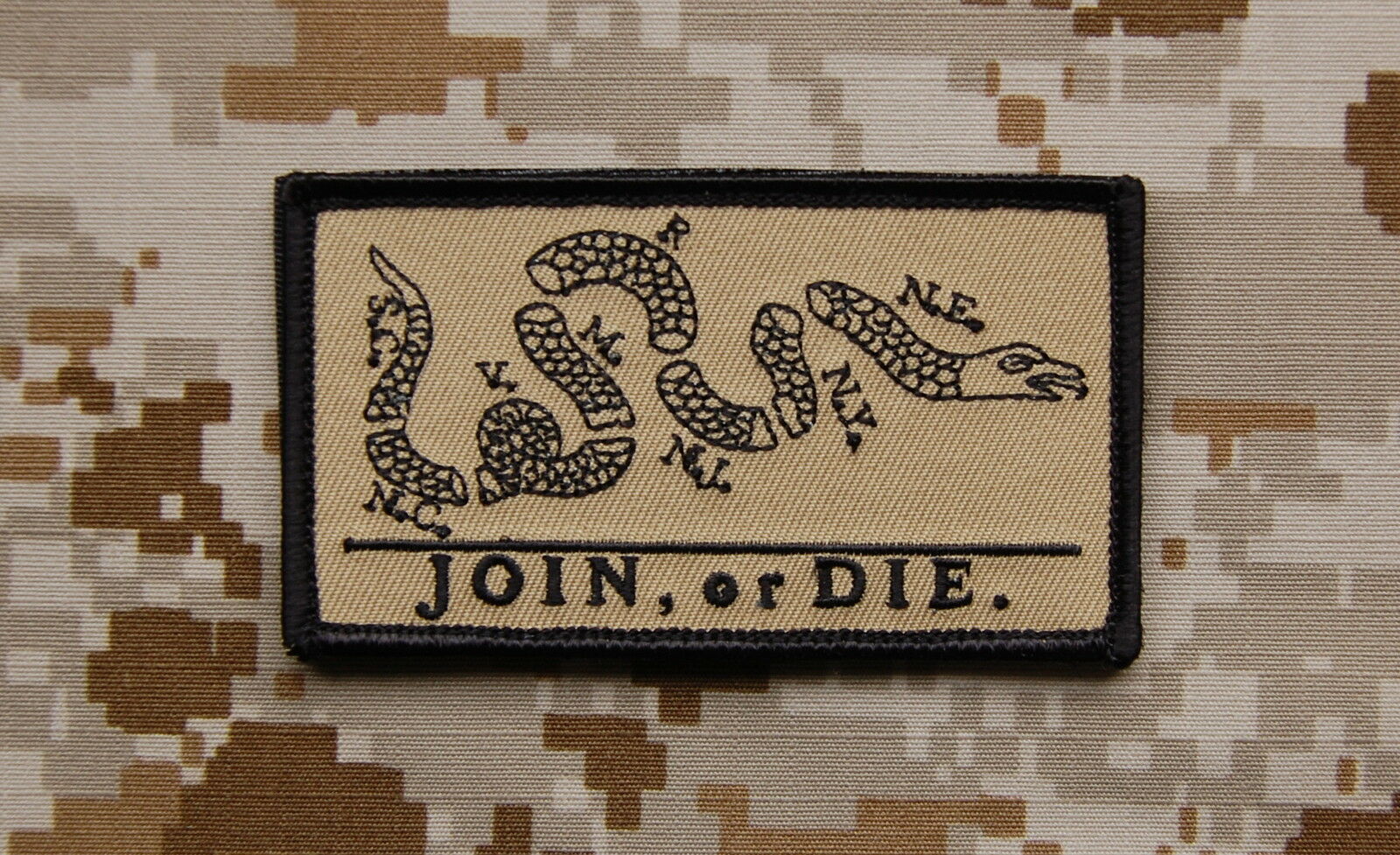 Join Or Die Embroider Patch Tan Nswdg Seal Devgru St6 Us Navy Special Warfare