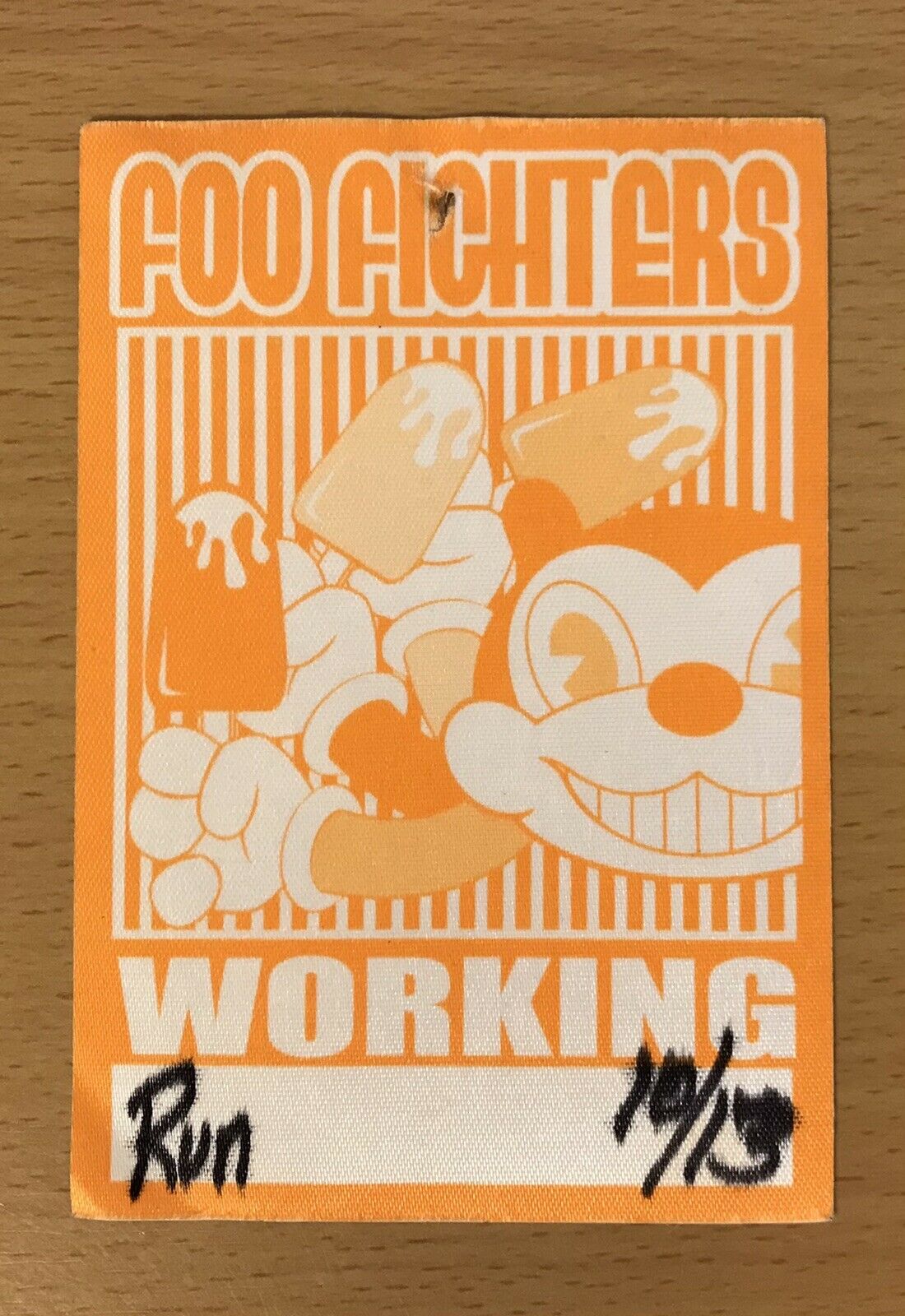 2004 Foo Fighters In Your Honor Tour Tempe Arizona Concert Backstage Pass Grohl