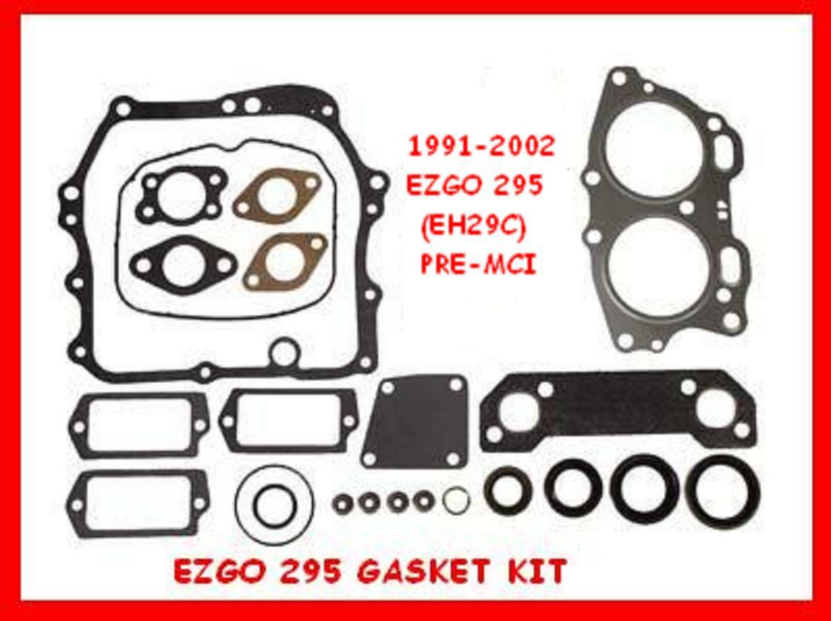 Ezgo 295 Engine Gasket Kit / Set Eh29c  Golf Car Rebuild
