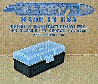 9mm /.380 Plastic Storage Ammo Boxes (clear / Black) Berrymfg Buy 3 Get 1 Free