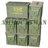 8-pack! Eight 50 Cal Grade 1 Ammo Cans M2a1 5.56 Empty Ammunition Cans